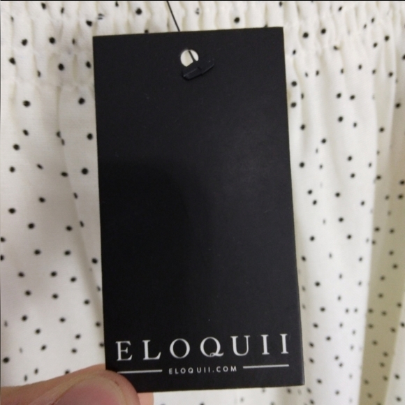 NWT Eloquii Plus Size Boho Dress in Polka Dot $118 - Picture 8 of 8